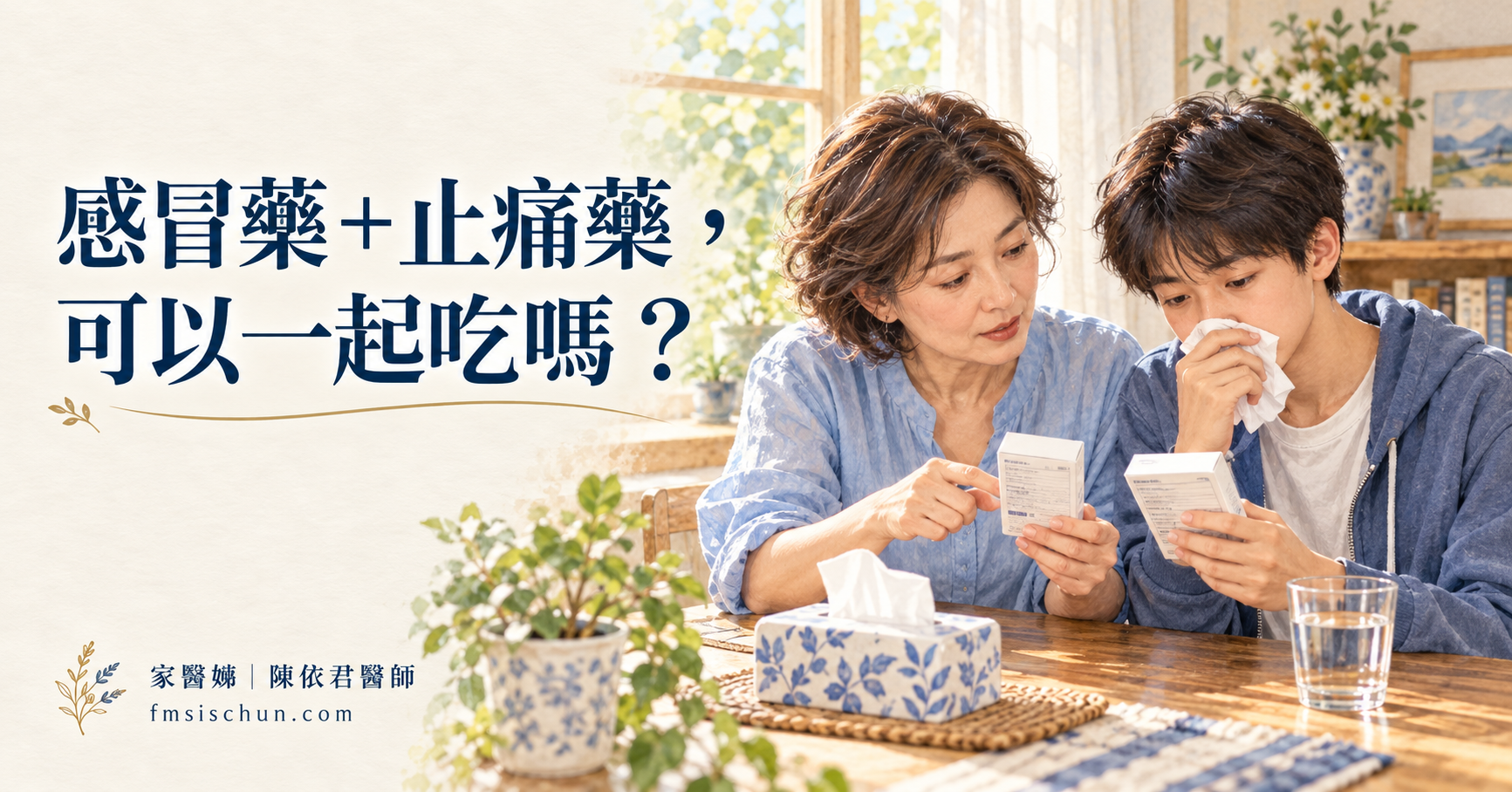 感冒藥可以和止痛藥一起吃嗎？青少年避免重複用藥的實用指南