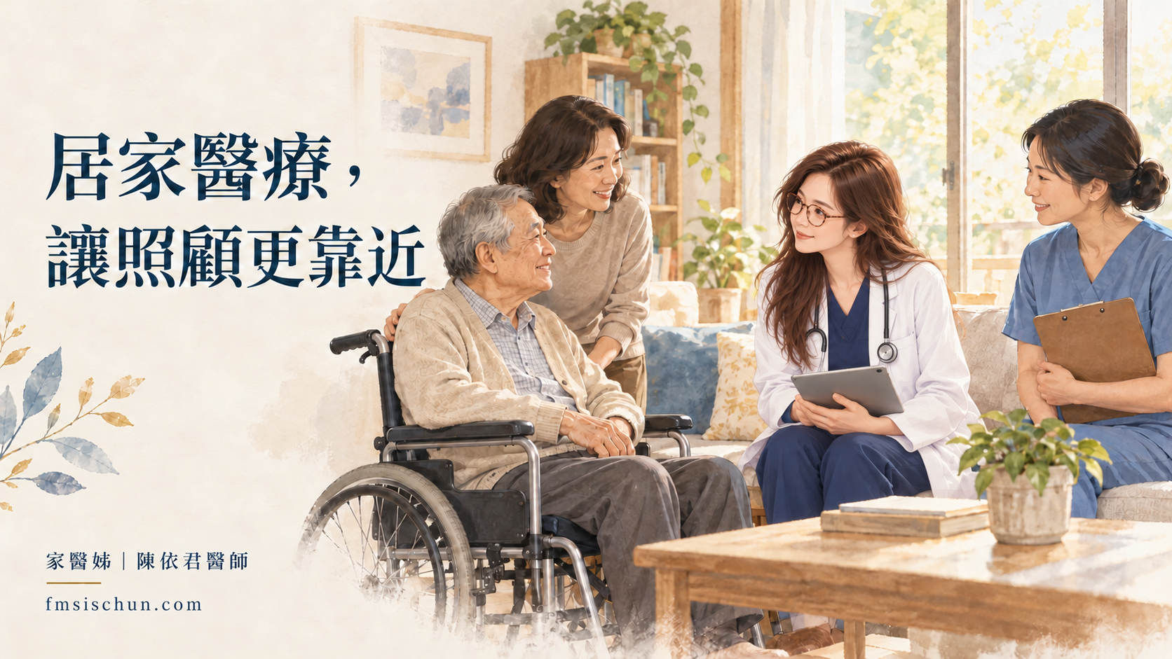 家人行動不便，看病好辛苦？健保居家醫療是什麼、誰可以申請